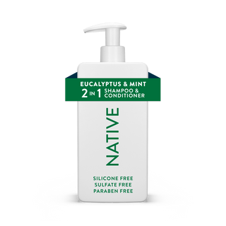 Front of Eucalyptus & Mint Scalp Refreshing 2-in-1 Shampoo and Conditioner bottle