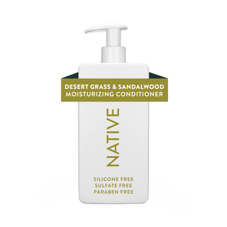 Front of Native Desert Grass & Sandalwood Moisturizing Conditioner bottle