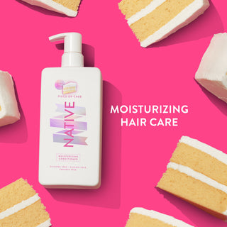 Native Moisturizing Conditioner with text “Moisturizing hair care"
