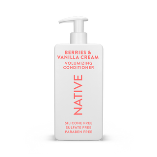 Front of Native Berries & Vanilla Cream Volumizing Conditioner bottle