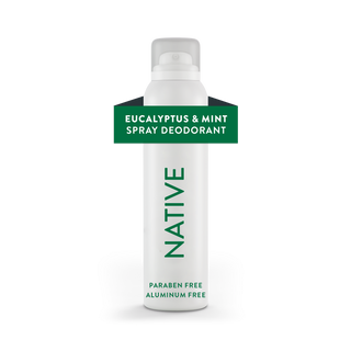 Native Eucalyptus & Mint deodorant, aluminum-free and paraben-free, 3.5 oz spray