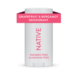 Native Grapefruit & Bergamot deodorant, aluminum-free and paraben-free, 2.65 oz stick