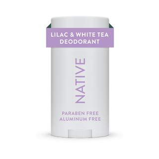 Native Lilac & White Tea deodorant, aluminum-free and paraben-free, 2.65 oz stick
