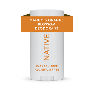 Native Mango & Orange Blossom deodorant, aluminum-free and paraben-free, 2.65 oz stick