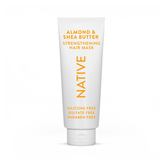 Front of Native Almond & Shea Butter Strengthening Hair Mask tube
