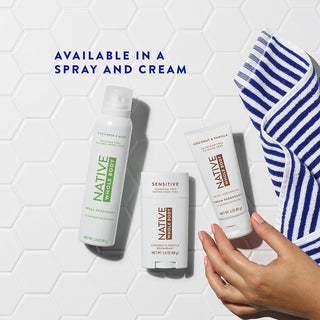Native whole body in spray, stick and cream versions