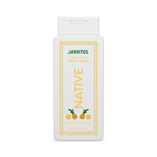 Native Jarritos - Pineapple Body Wash bottle with white packaging and yellow text