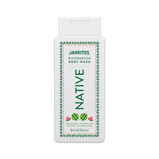 Native Jarritos - Watermelon Body Wash bottle with white packaging and green text