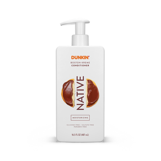 Front of Native Dunkin - Boston Kreme Moisturizing Conditioner bottle