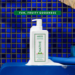 Native Moisturizing Conditioner with text “Fun, fruity goodness”